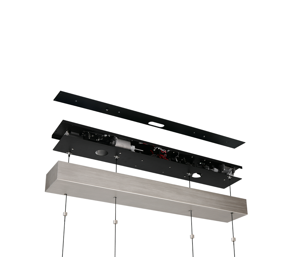 Lustra LED Suspendata Premium Spider Silver - Inaltime Reglabila prin Telecomanda