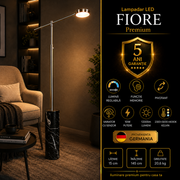 Lampadar LED Premium Fiore Silver 145CM