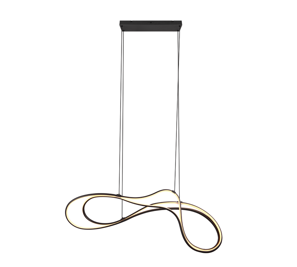 Lustra LED Suspendata Premium Nala Black Echivalent 700W