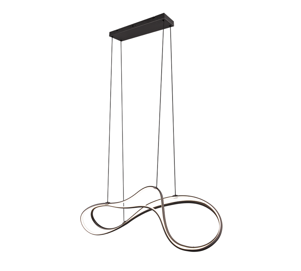Lustra LED Suspendata Premium Nala Black Echivalent 700W