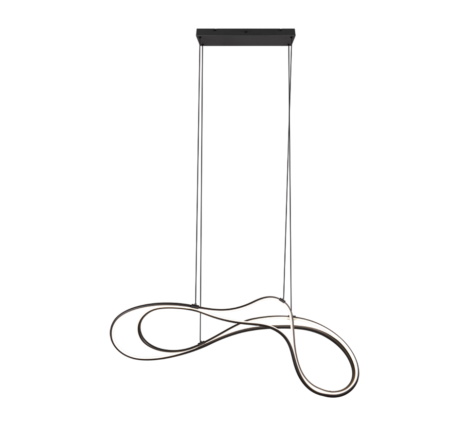 Lustra LED Suspendata Premium Nala Black Echivalent 700W