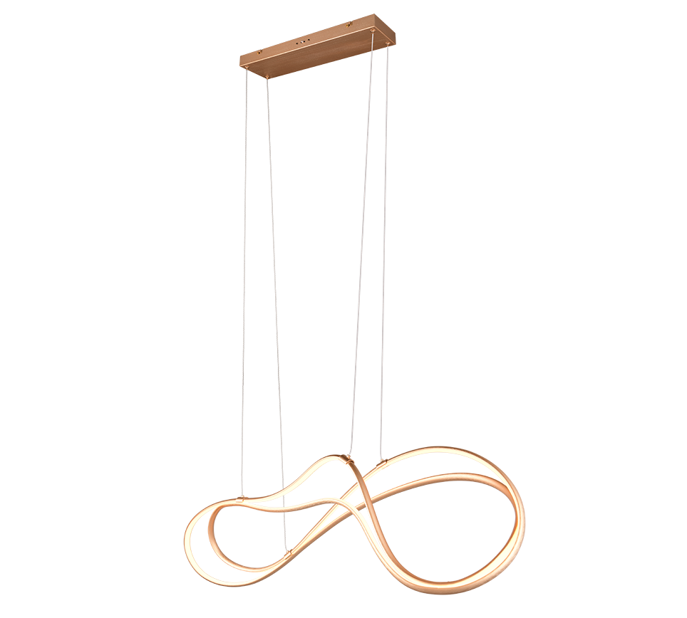 Lustra LED Suspendata Premium Nala Gold Echivalent 700W