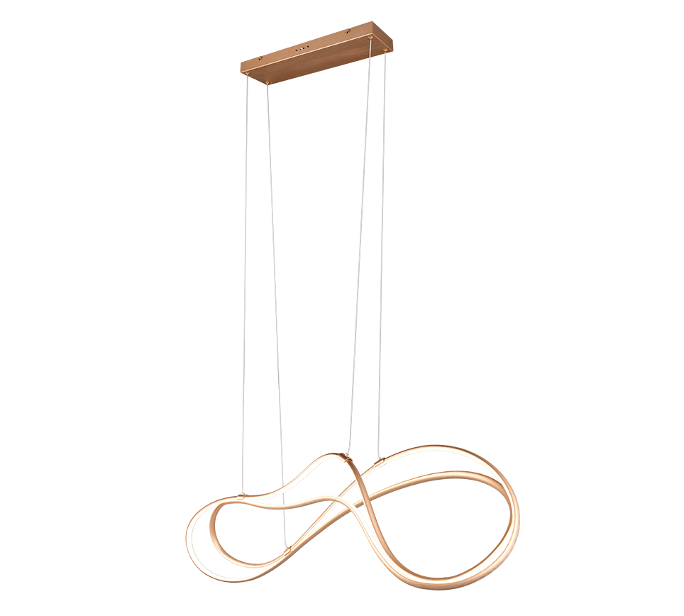 Lustra LED Suspendata Premium Nala Gold Echivalent 700W