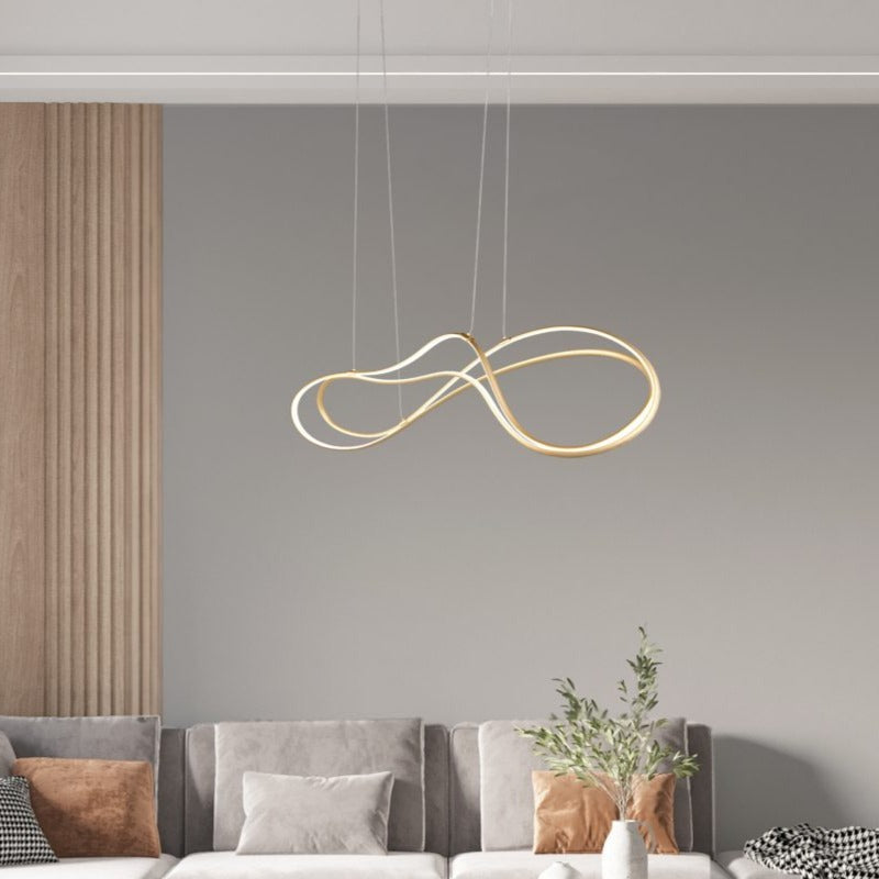 Lustra LED Suspendata Premium Nala Gold Echivalent 700W