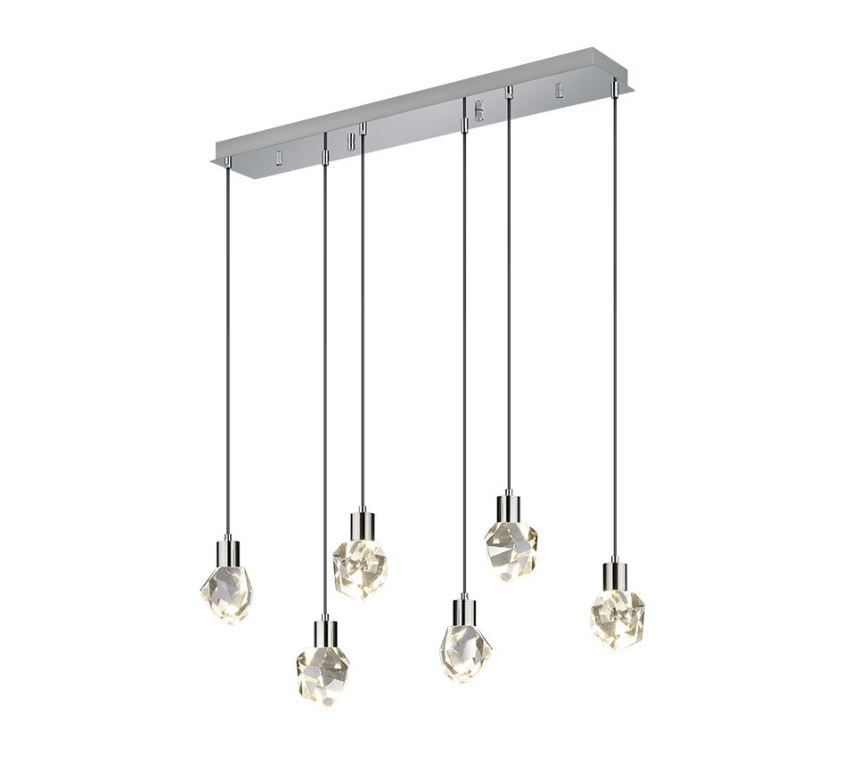 Lustra LED Premium Verano Silver Echivalent 400W