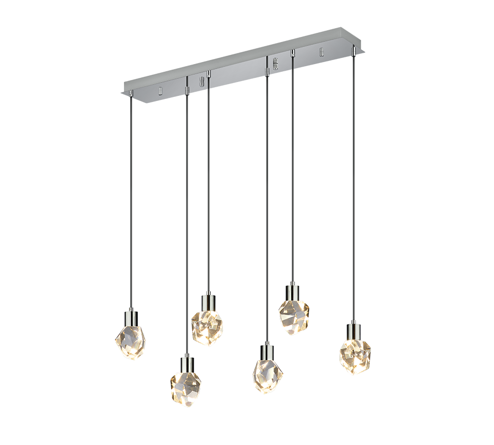 Lustra LED Premium Verano Silver Echivalent 400W