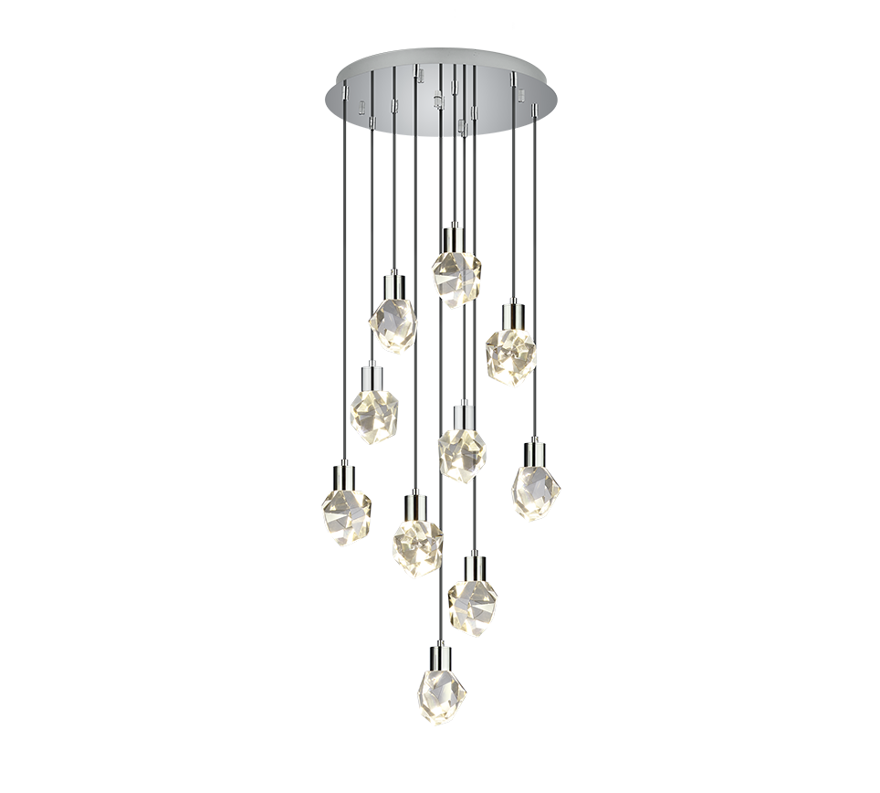 Lustra LED Premium Verano Silver Echivalent 650W
