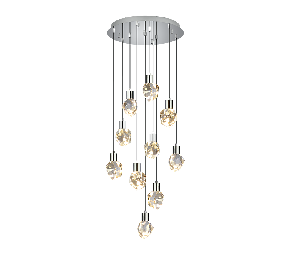 Lustra LED Premium Verano Silver Echivalent 650W