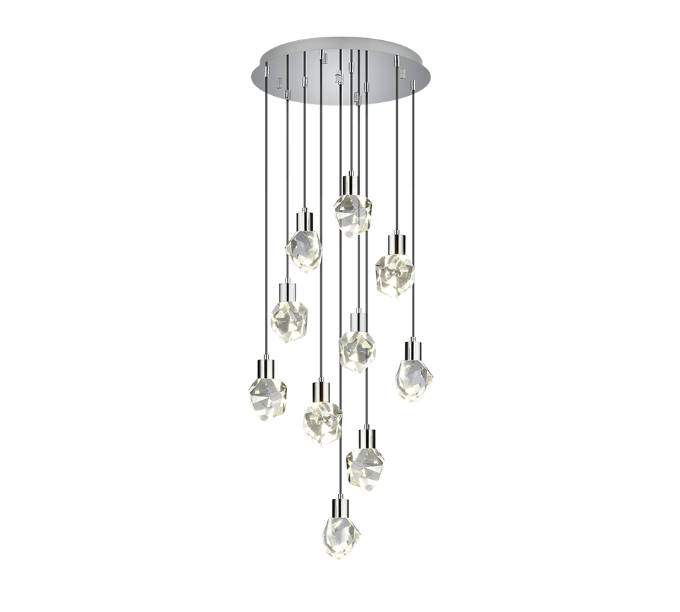 Lustra LED Premium Verano Silver Echivalent 650W