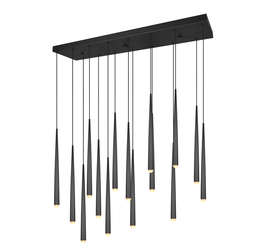 Lustra LED Premium Cala Black Echivalent 650W