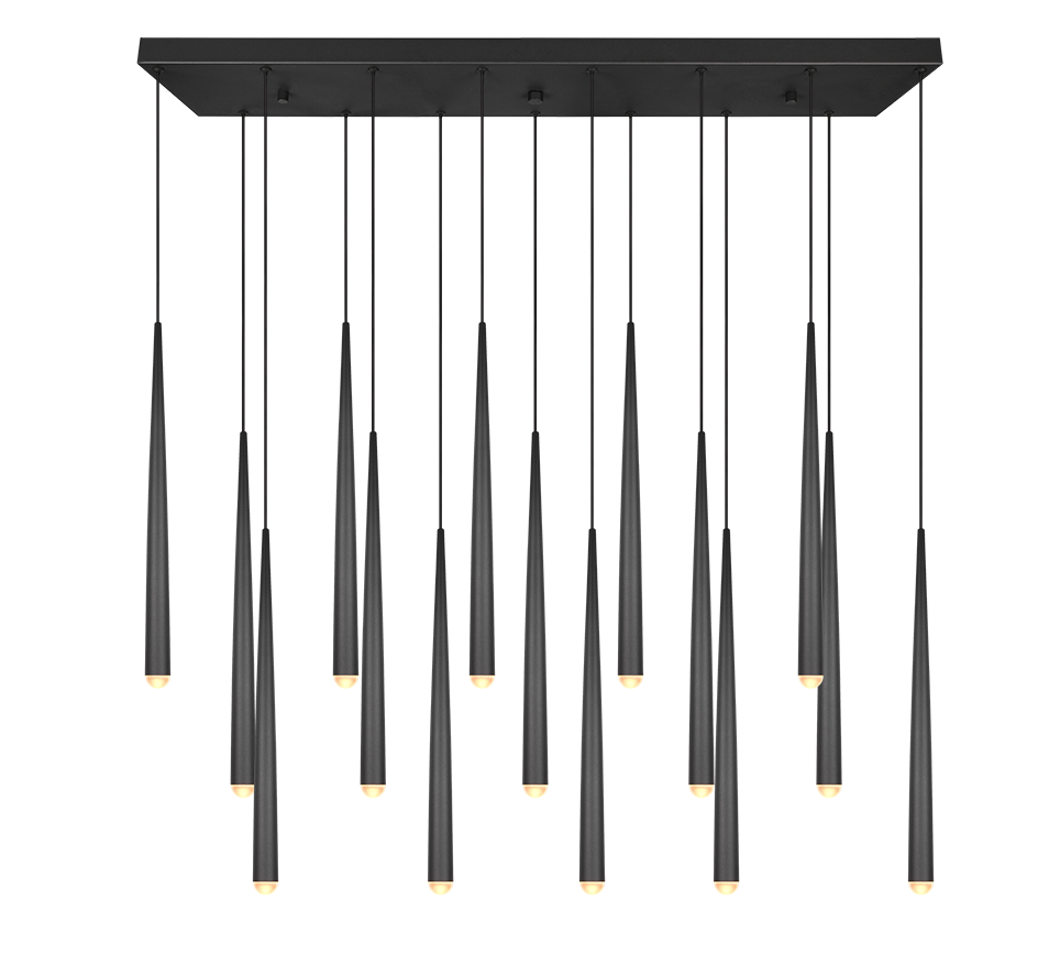Lustra LED Premium Cala Black Echivalent 650W