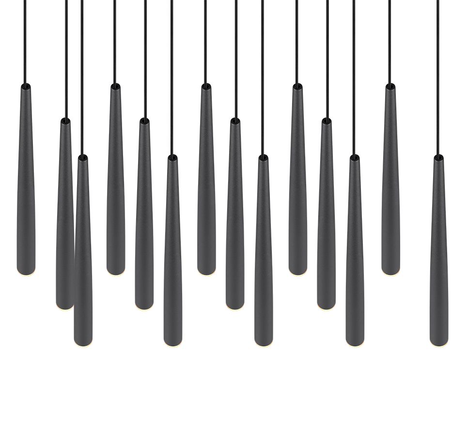 Lustra LED Premium Cala Black Echivalent 650W