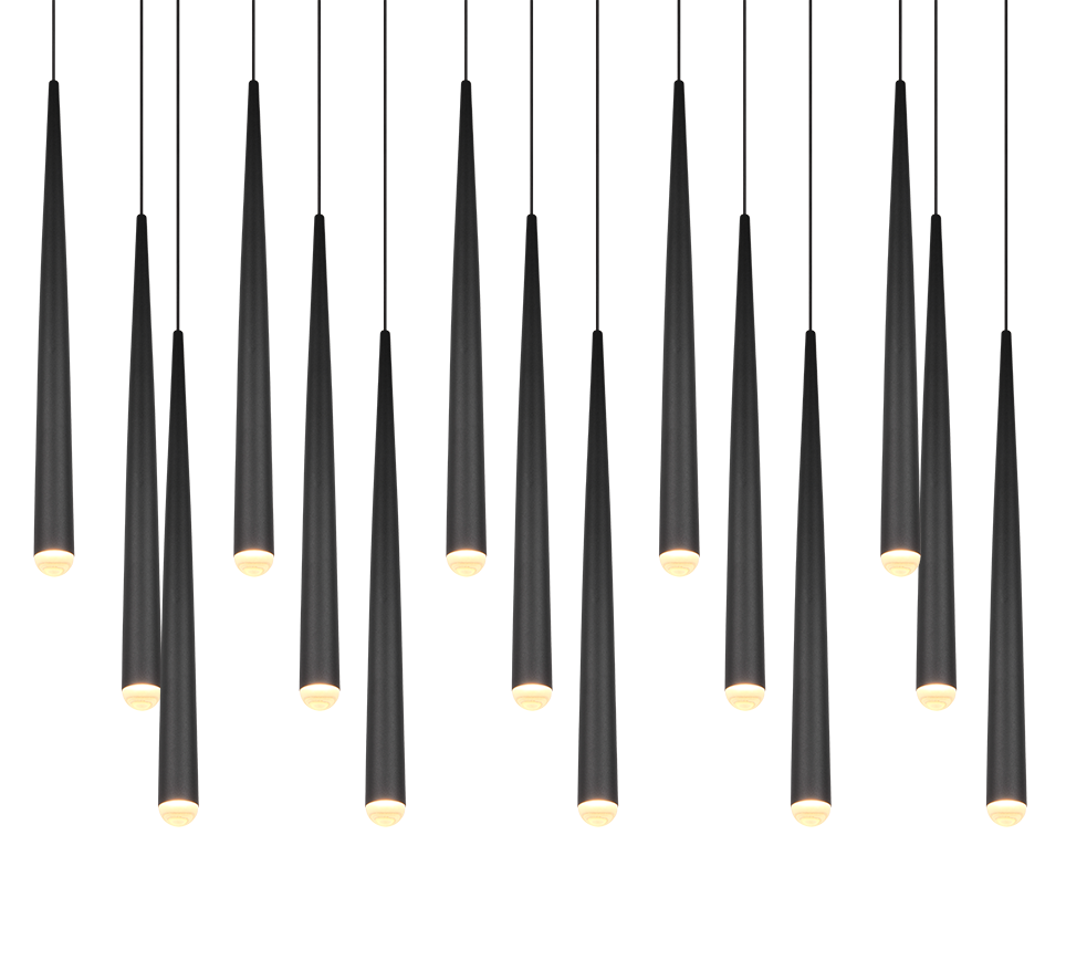 Lustra LED Premium Cala Black Echivalent 650W