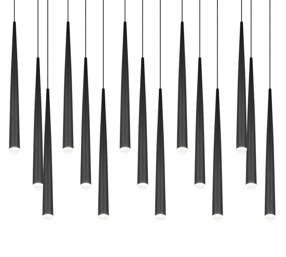Lustra LED Premium Cala Black Echivalent 650W