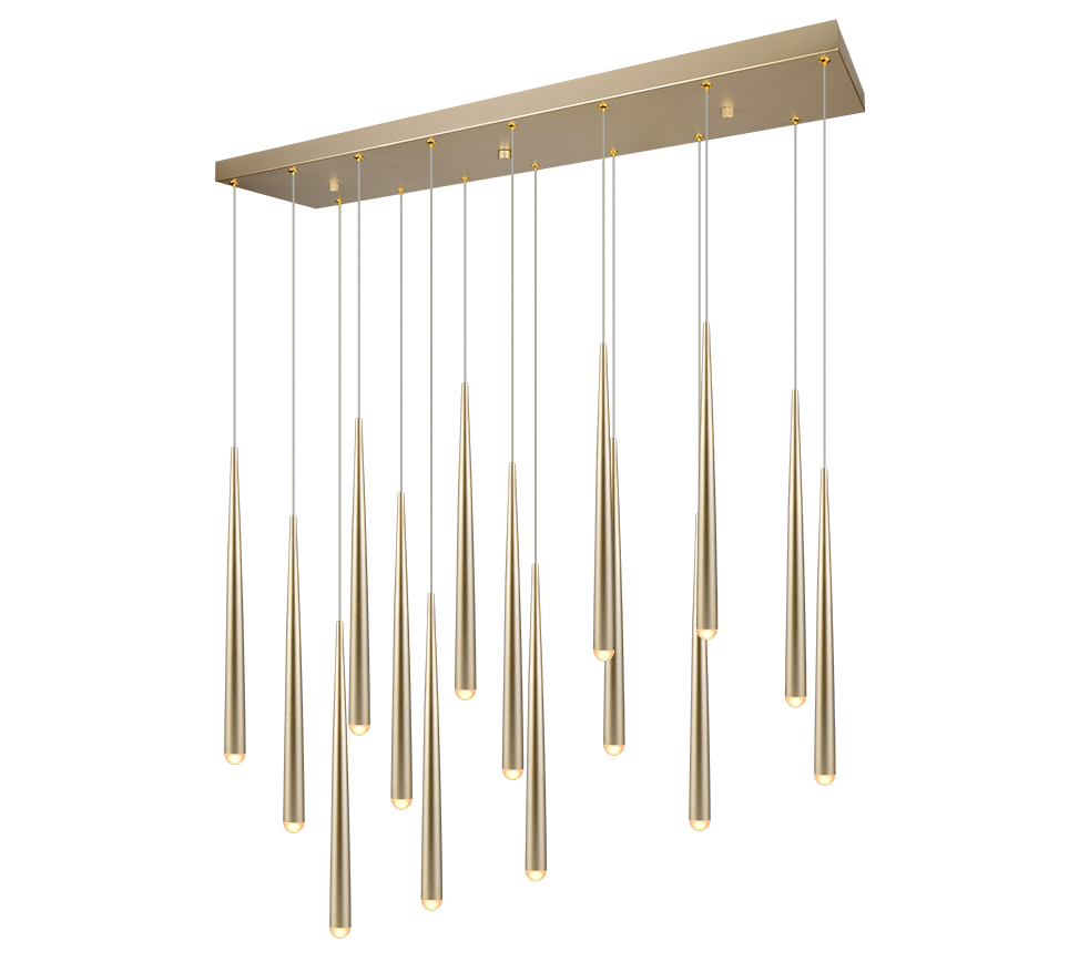 Lustra LED Premium Cala Gold Echivalent 650W