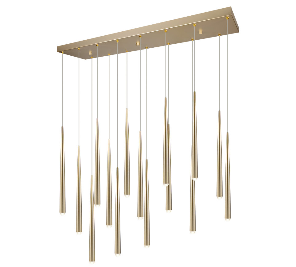Lustra LED Premium Cala Gold Echivalent 650W