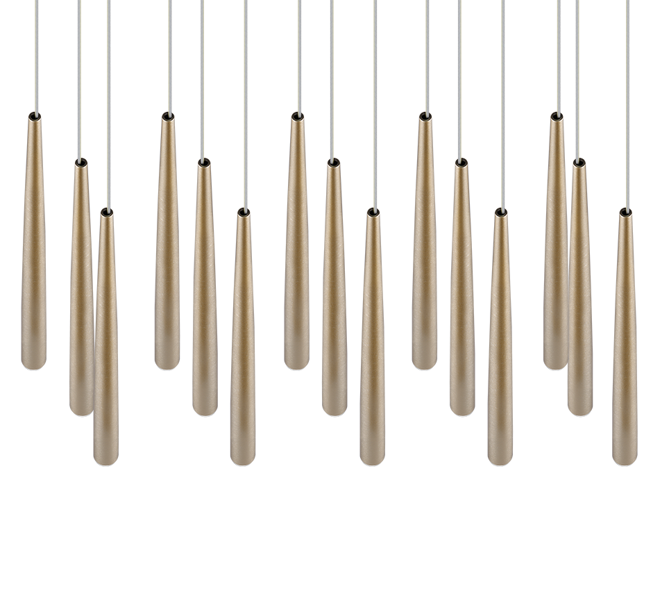 Lustra LED Premium Cala Gold Echivalent 650W