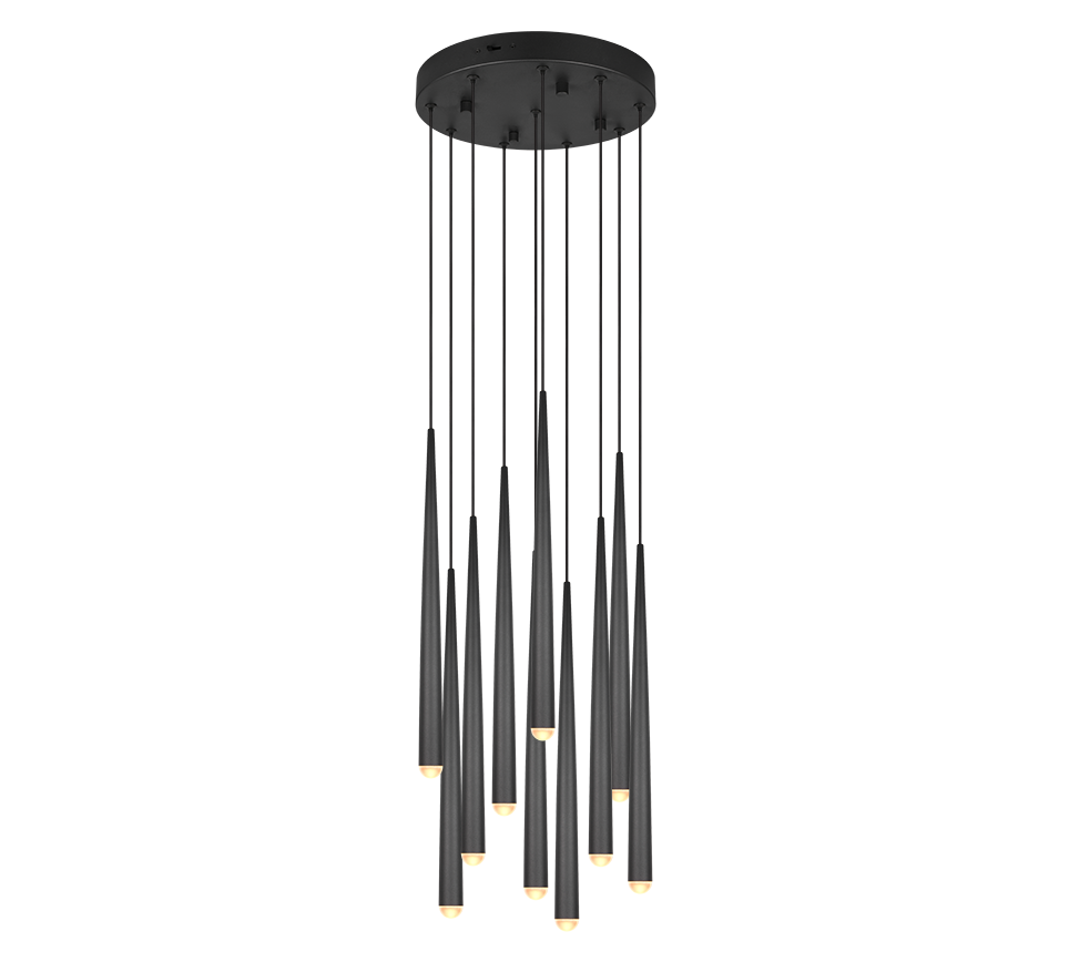Lustra LED Premium Cala Black Echivalent 450W