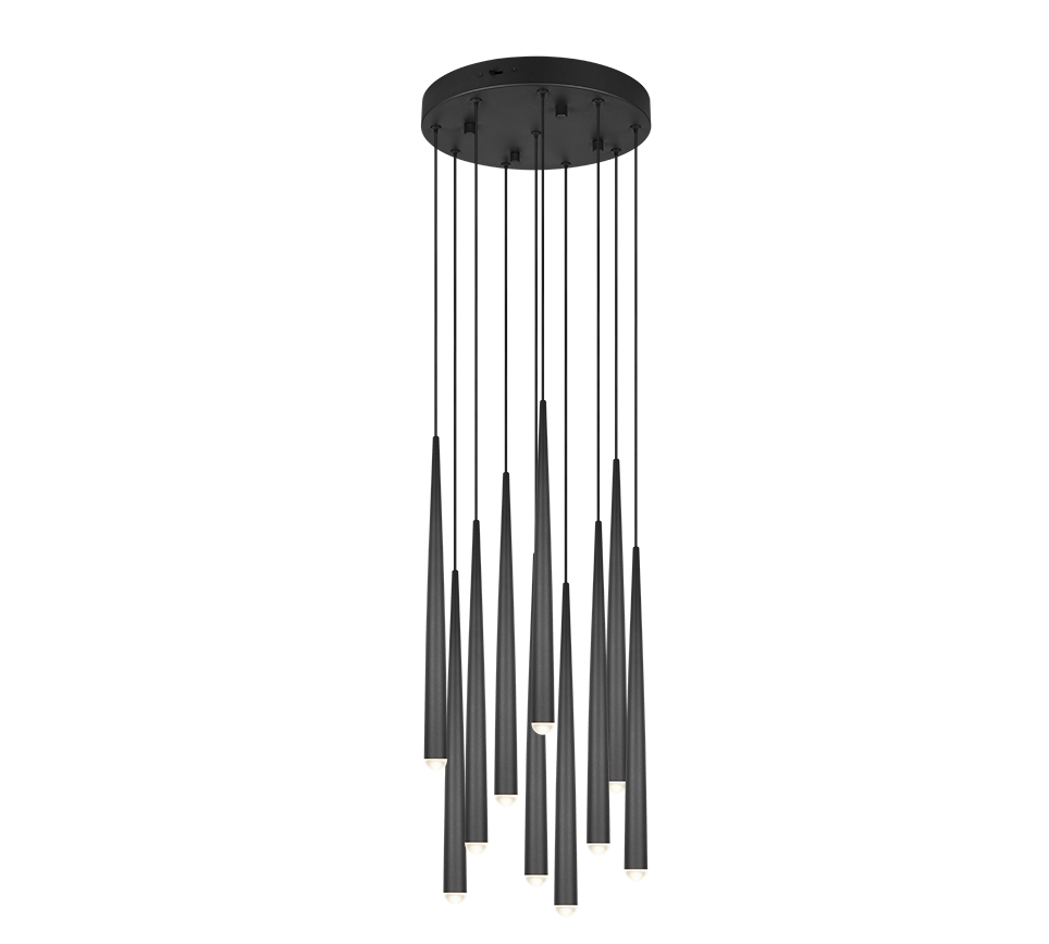 Lustra LED Premium Cala Black Echivalent 450W