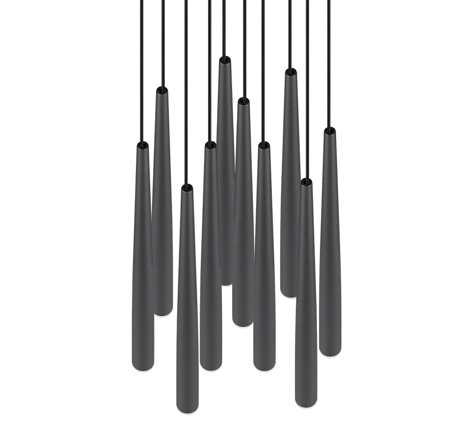 Lustra LED Premium Cala Black Echivalent 450W
