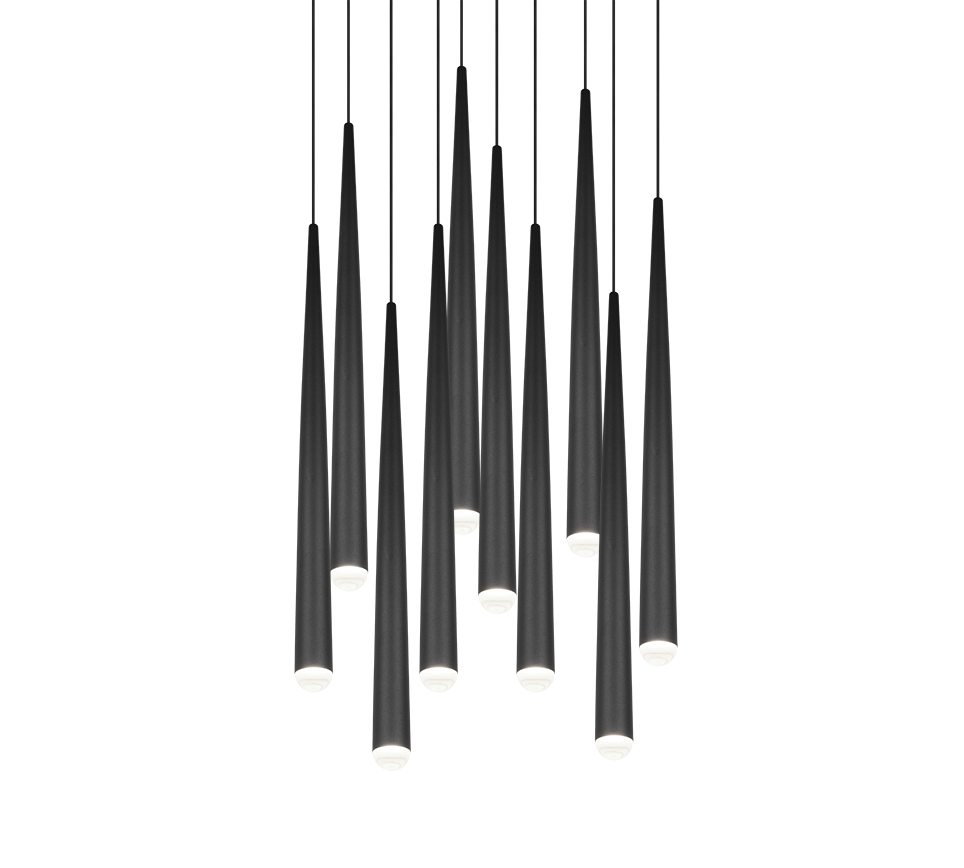 Lustra LED Premium Cala Black Echivalent 450W