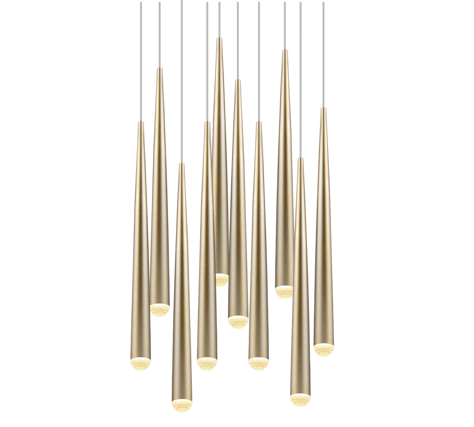 Lustra LED Premium Cala Gold Echivalent 450W