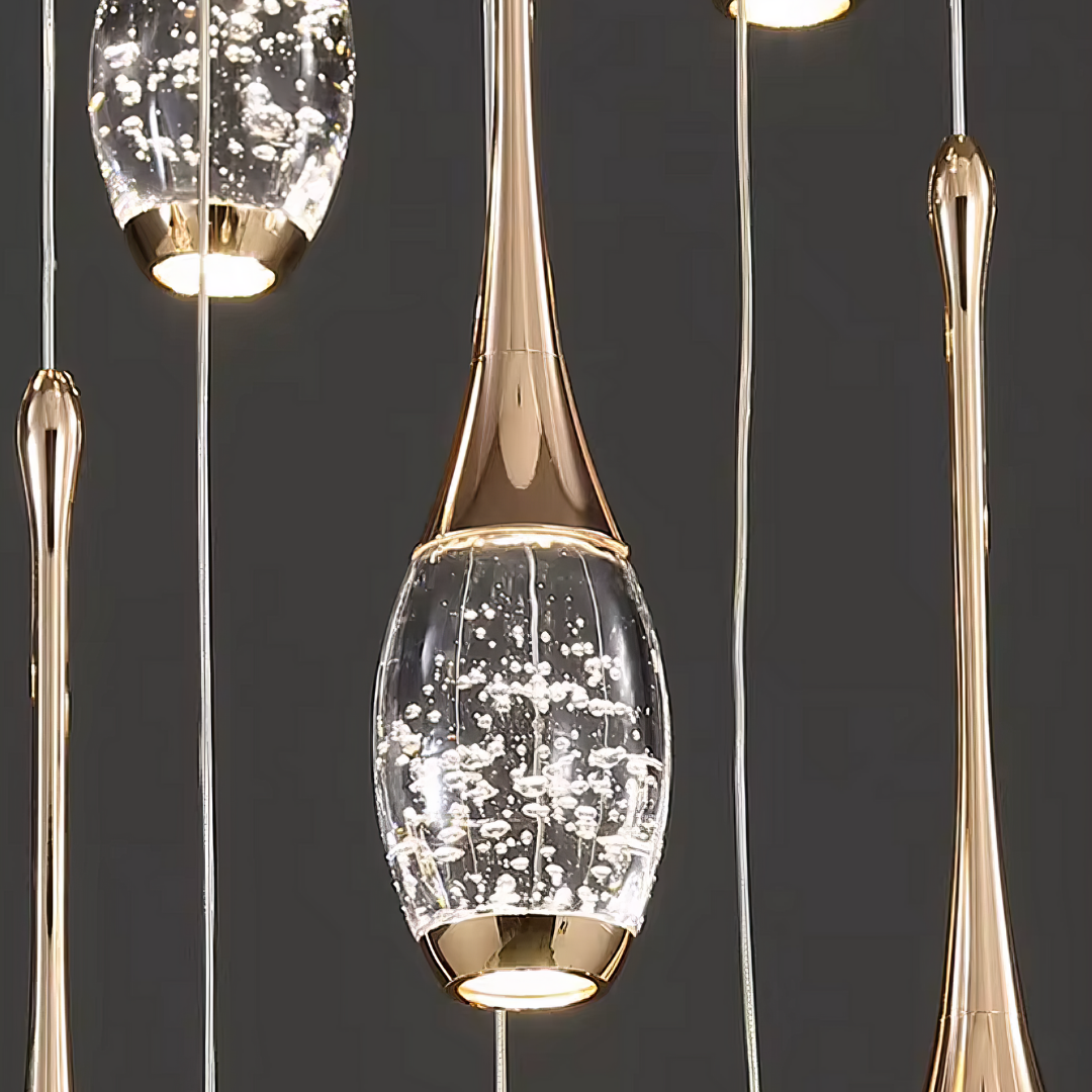Lustra LED Luxury Crystal Flowing Tears