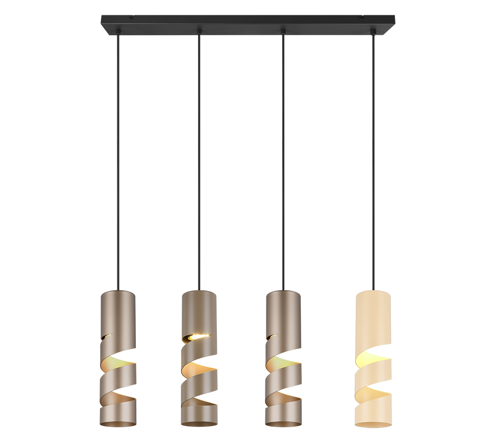 Lustra STREAM Multicolor 4XGU10 SUSPENDATE Lighting