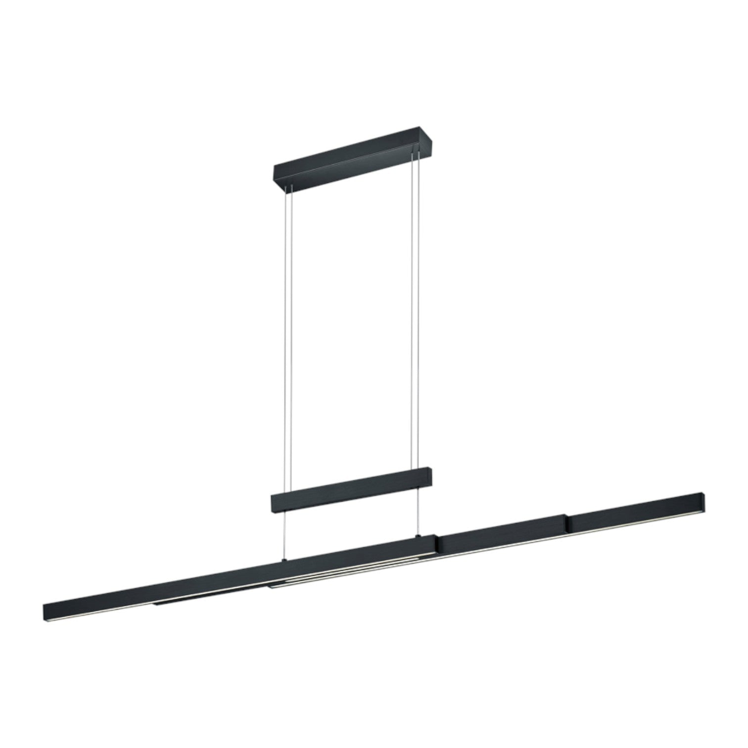 Lustra LED Suspendata Black 150CM ENZO Liniara Echivalent 350W