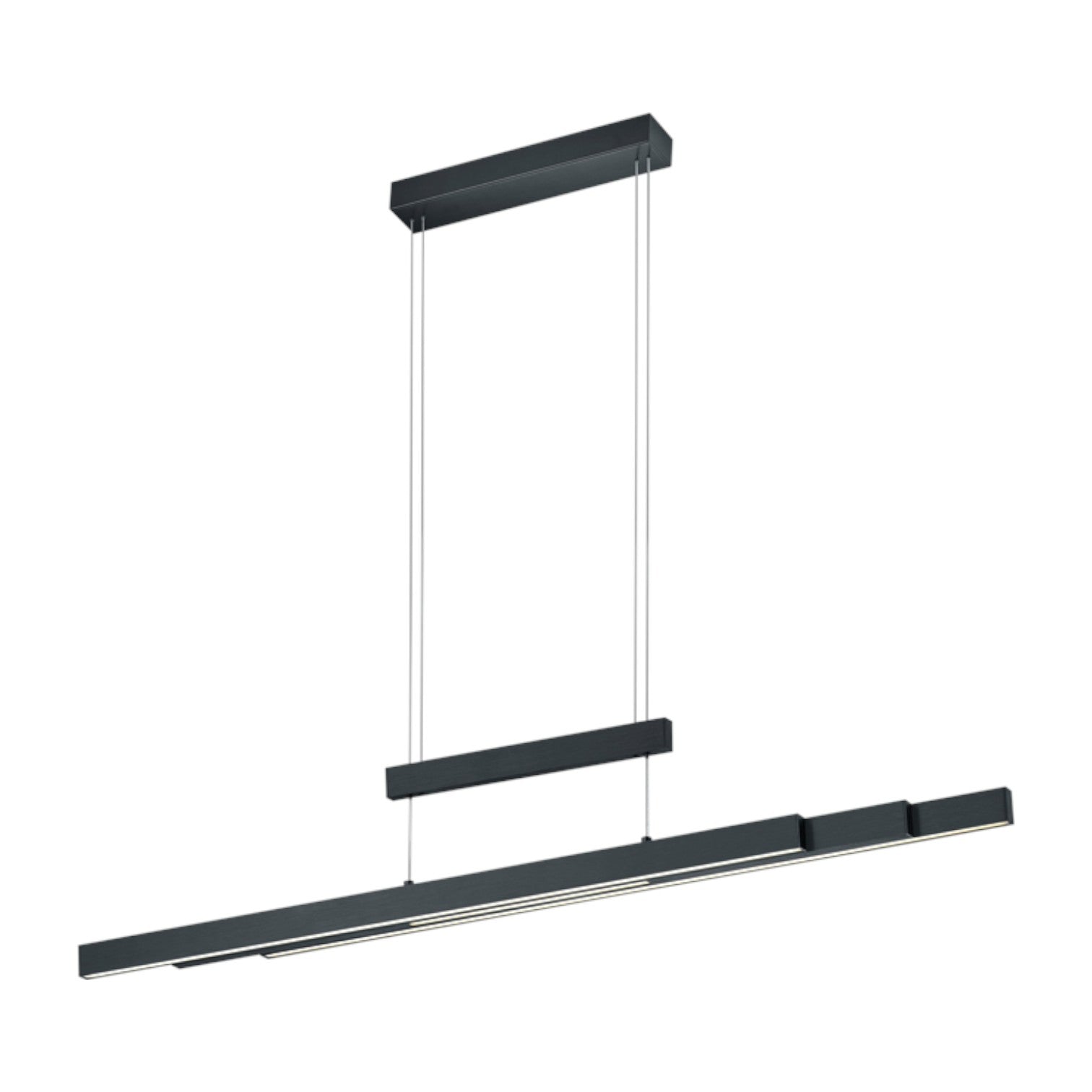 Lustra LED Suspendata Black 150CM ENZO Liniara Echivalent 350W