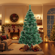 Brad Artificial de Craciun 210cm Pin Varfuri Ninse, Ace 3D, Suport Metalic A4