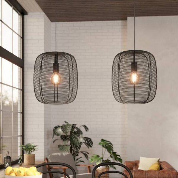 Lustra Suspendata RINROE Black 110CM