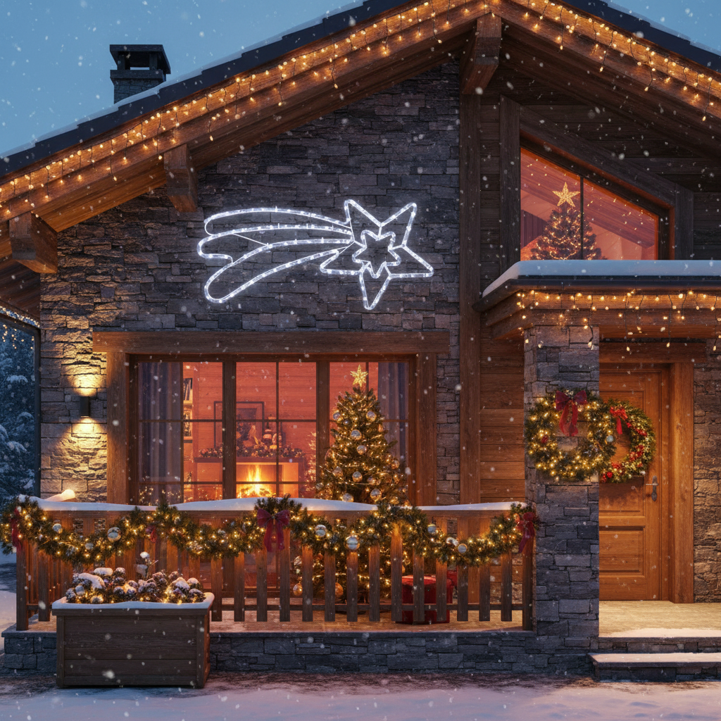 Cometa Decorativa LED Starfell 20W 75x35cm IP44