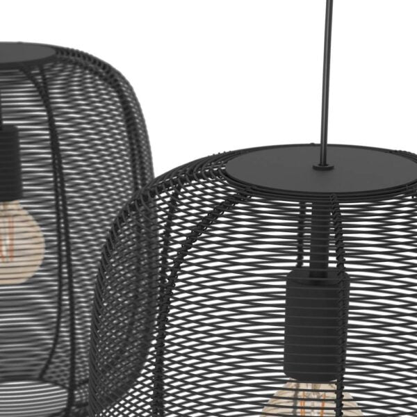 Lustra Suspendata RINROE Black 110CM