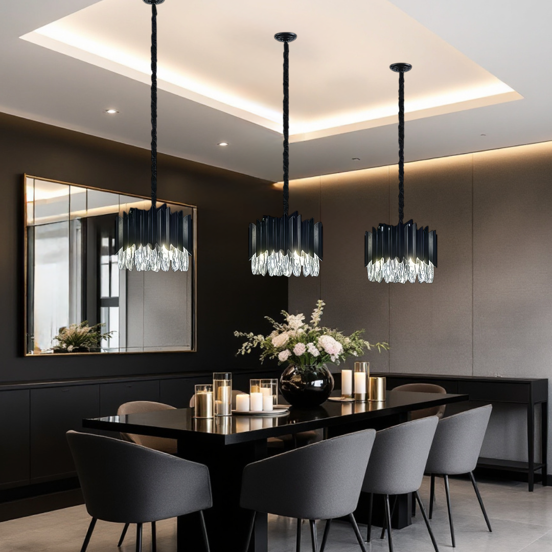 Candelabru Cristal 35CM Black Extravaganza 4xE14