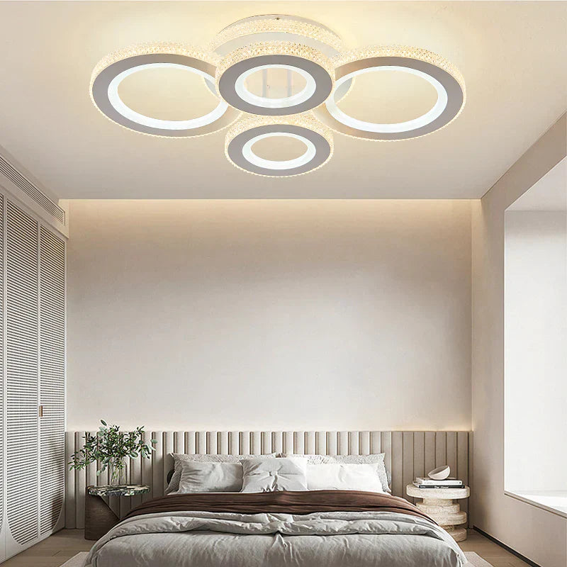 Lustra LED M600 2+2 RGB Echivalent 800W Telecomanda