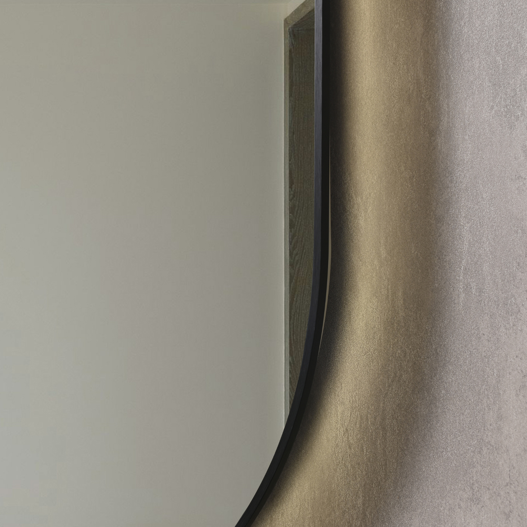 Oglinda LED INFINITY 60x85CM Slim Black Senzor Miscare