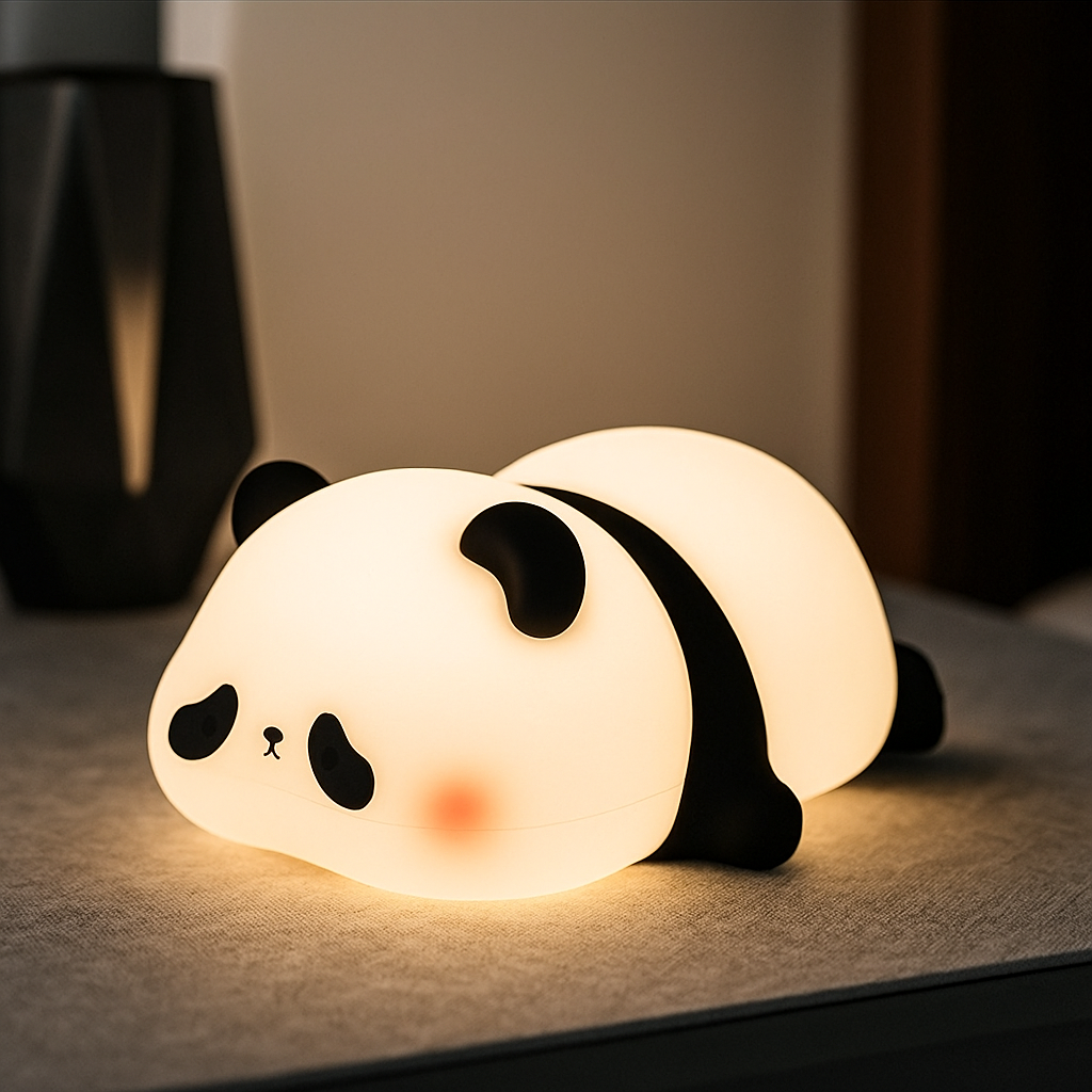 Lampa de Veghe LAZY PANDA Portabila LED RGB