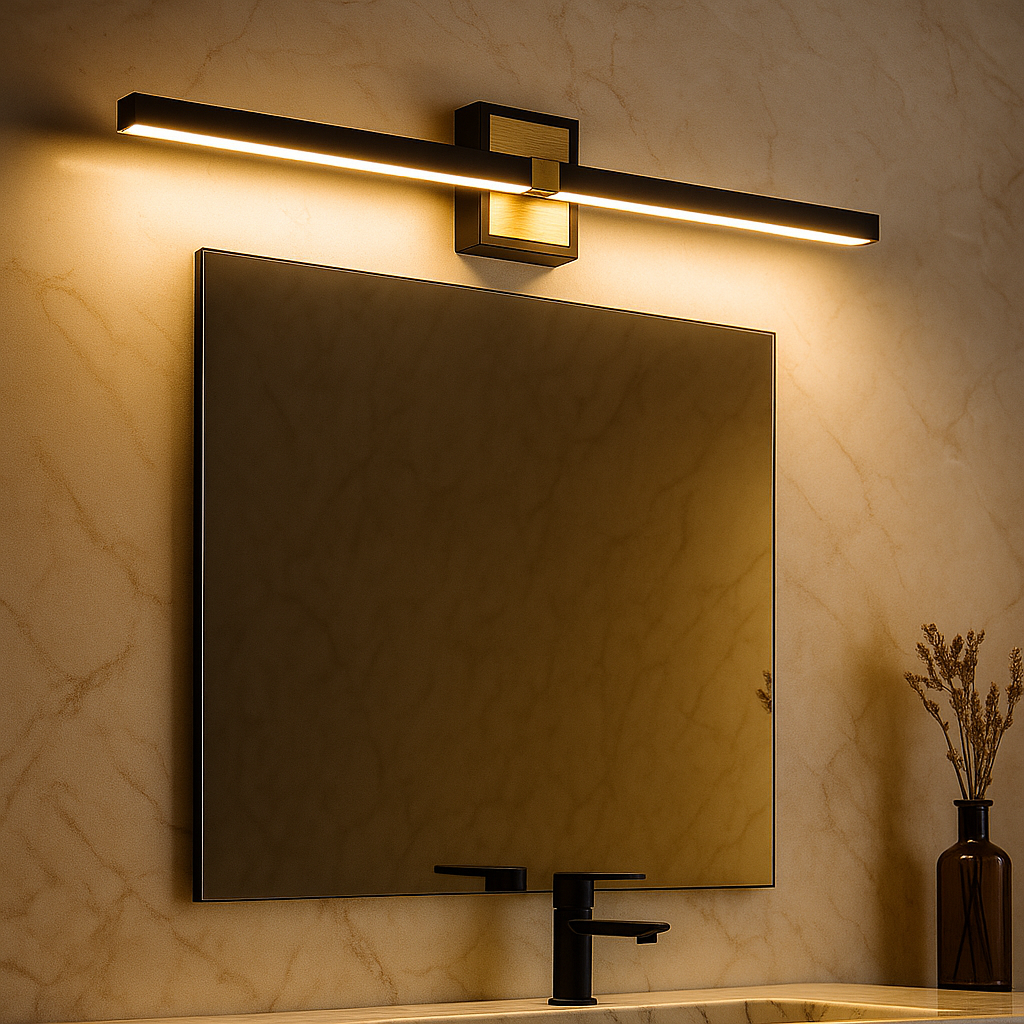 Aplica LED  Baie PEGUERA 18W 17.5W IP44 Neagra