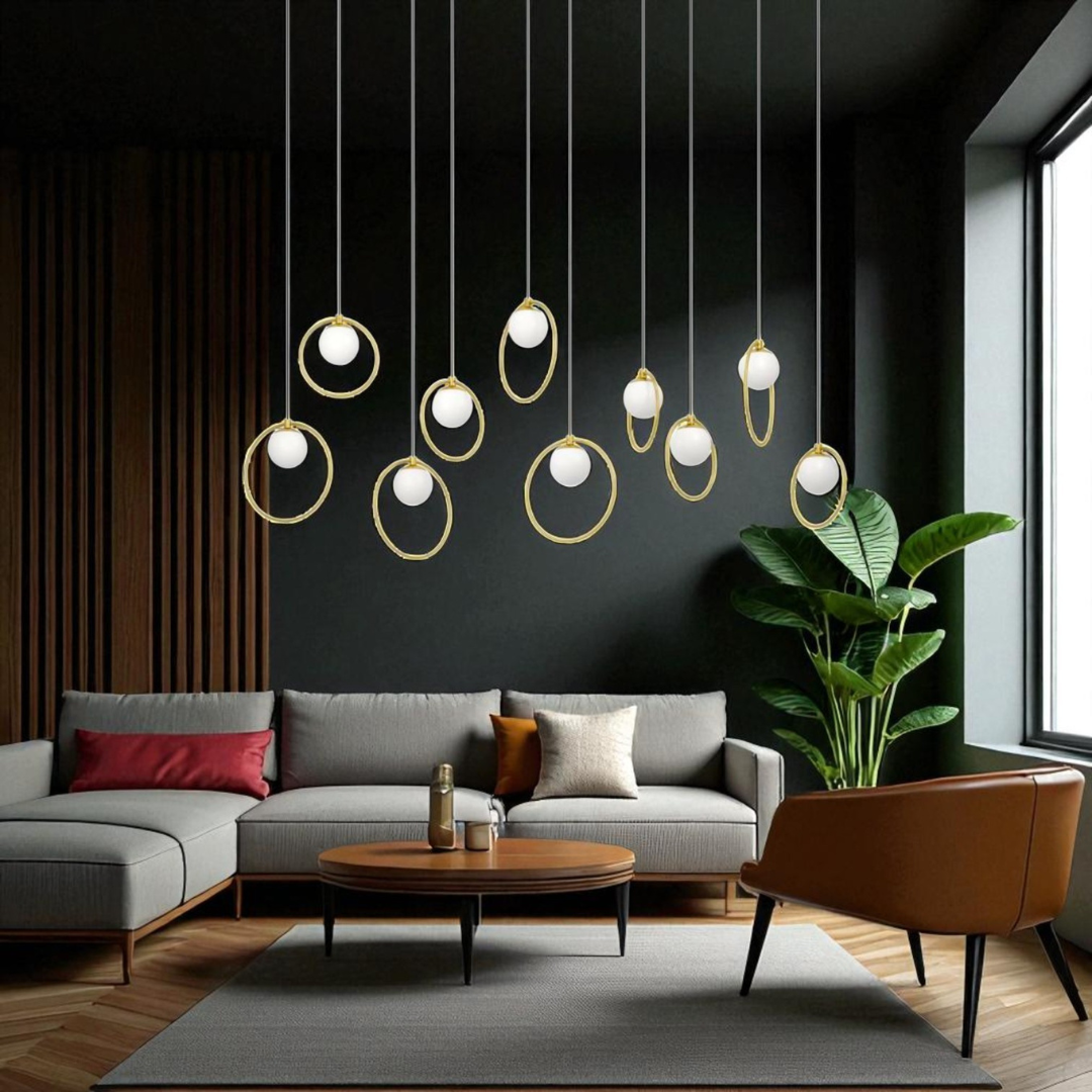 Lustra LED Dining Suspendata Abajur PORTOCOLOM Luxury 17Elemente