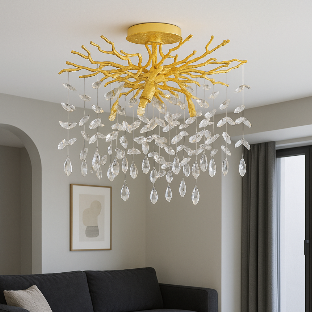 Candelabru Cristal Luxury Gold CINDY