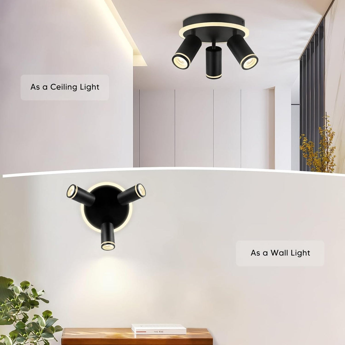Lustra LED cu Spoturi 56W NOIR GLOW Echivalent 300W