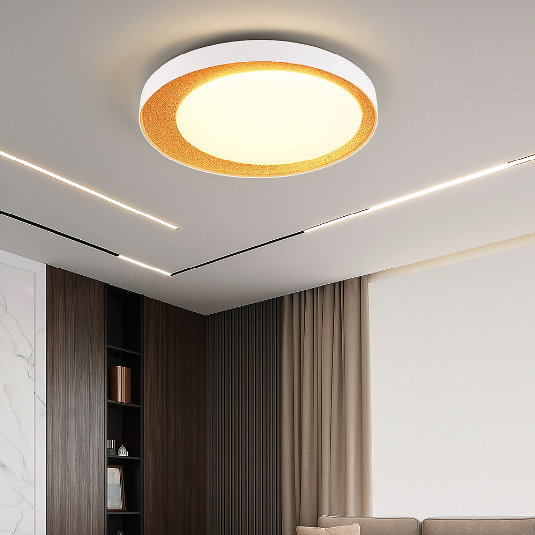 Lustra LED ALETA Gold Premium Telecomanda
