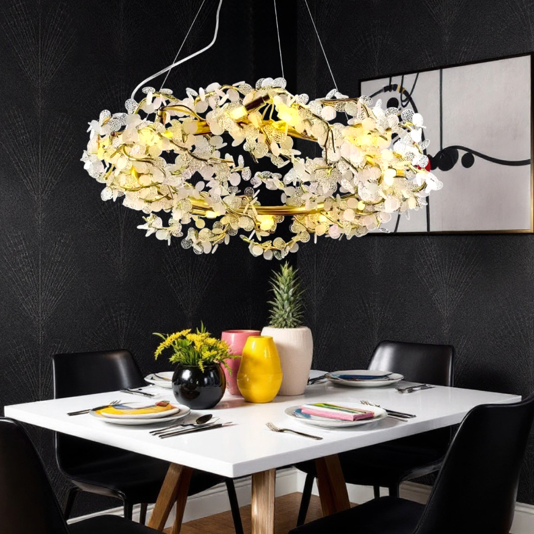 Candelabru Crystal Luxury Flowers