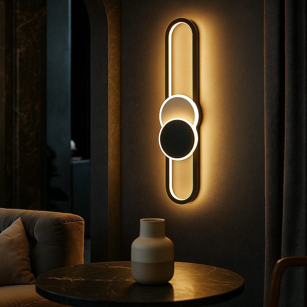 Aplica LED MOZZY 80cm Black Echivalent 90W