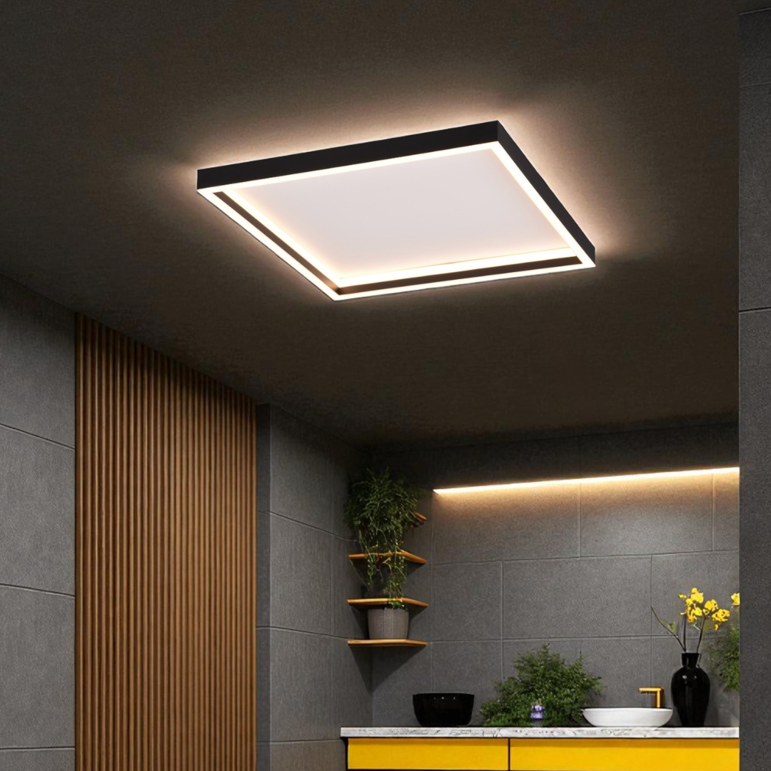 Plafoniera LED ROTONDA Black Premium