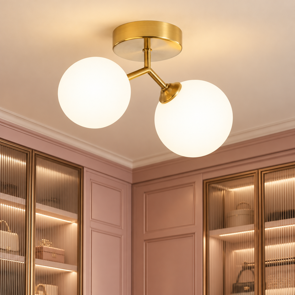 Lustra Abajur Mini Epoque Gold DX2431-2B