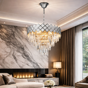 Candelabru Cristal Carisma Silver Premium ⌀50CM