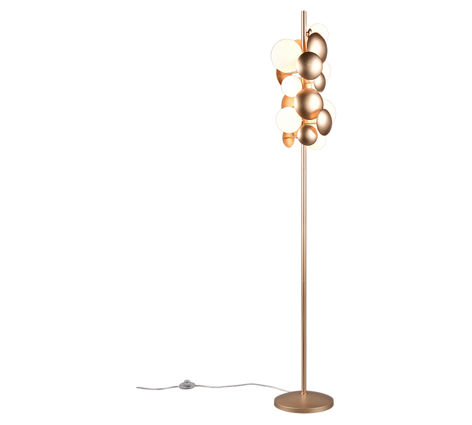 Lampadar Premium Bubble Gold 7xG9 | 155CM