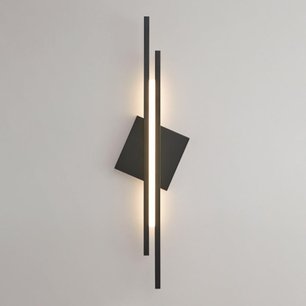 Aplica LED Hegy Black cu 3 Tipuri de Lumina